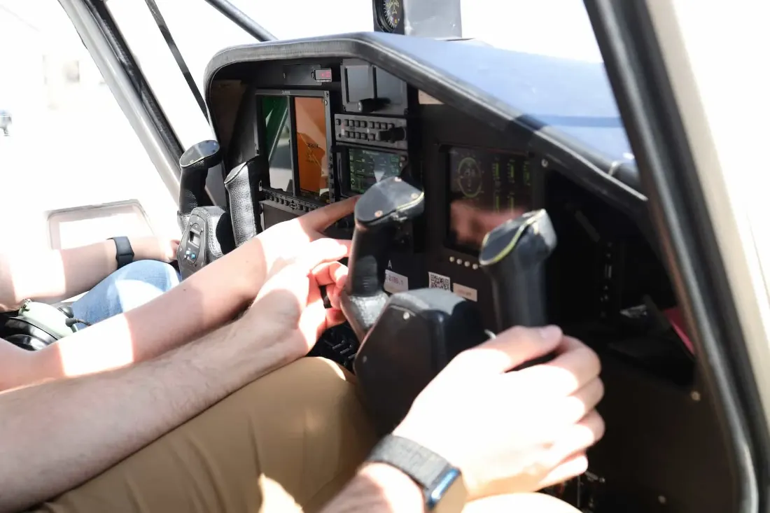 Flight training at Bravo 6