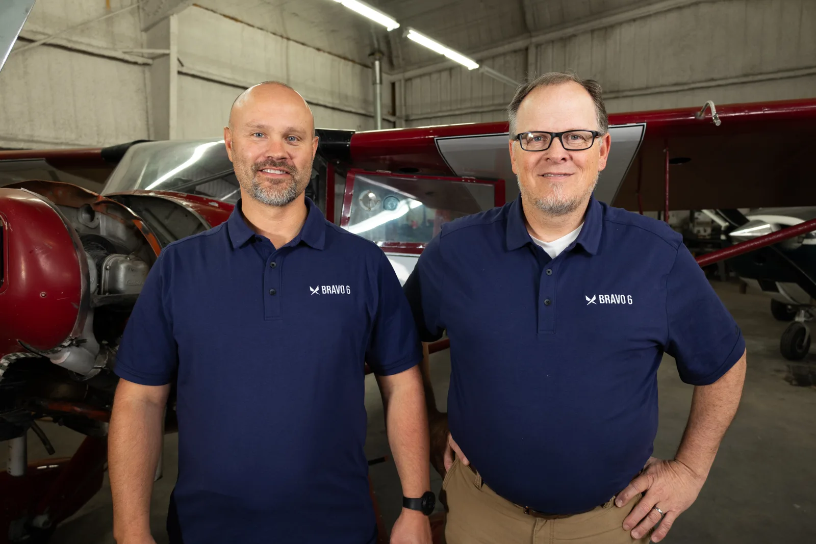 Two Bravo 6 instructors, smiling