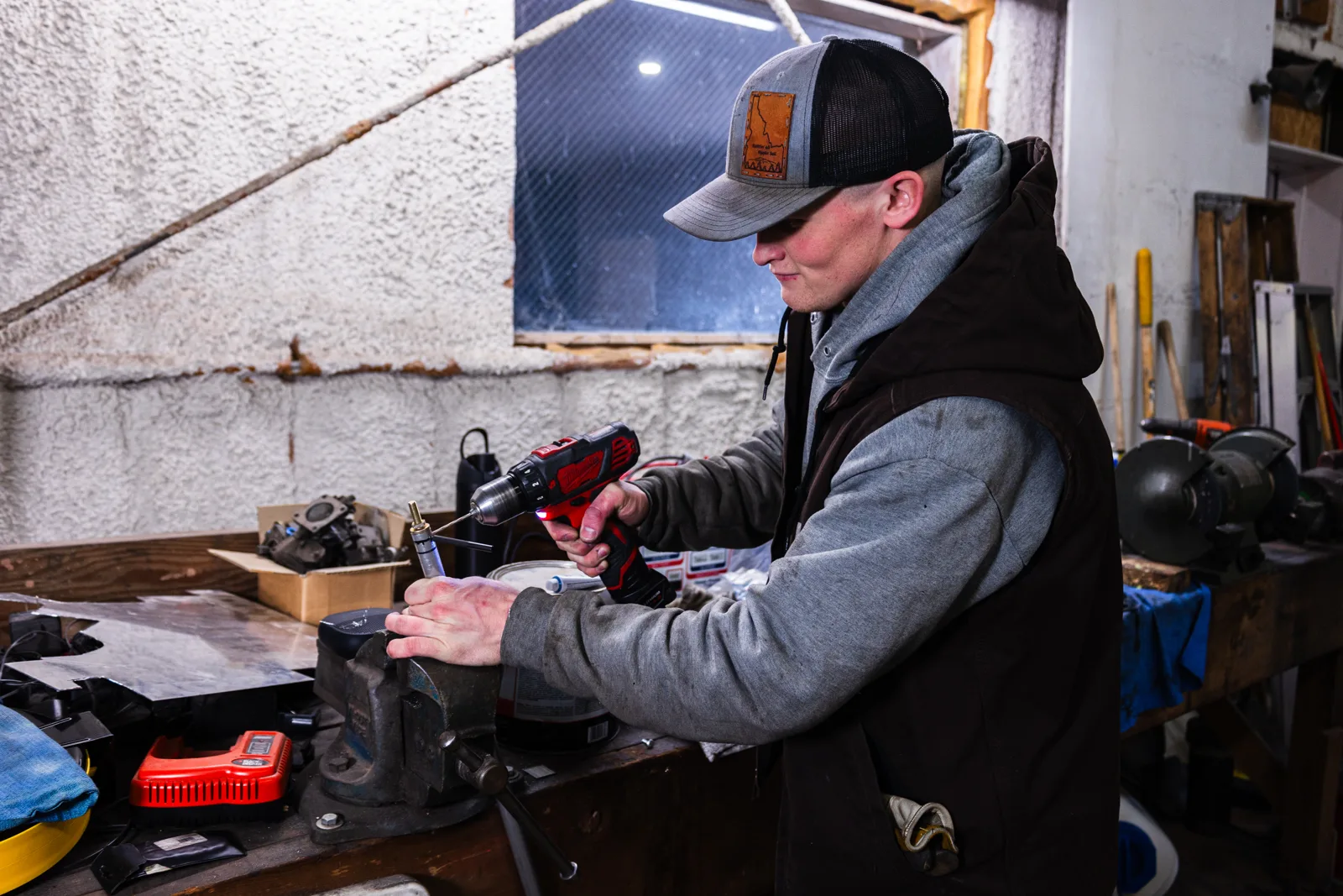 Hands-on maintenance work at the bench